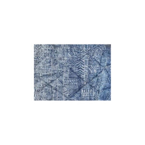 Набор постельное белье с одеялом Karaca Home – Marea mavi голубой евро