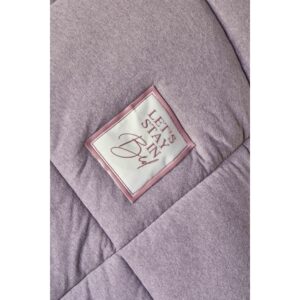 Набор постельное белье с одеялом Karaca Home – Toffee lila лиловый полуторный