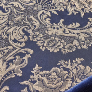 Набор постельное белье с покрывалом + плед Karaca Home – Helena lacivert синий евро (10)